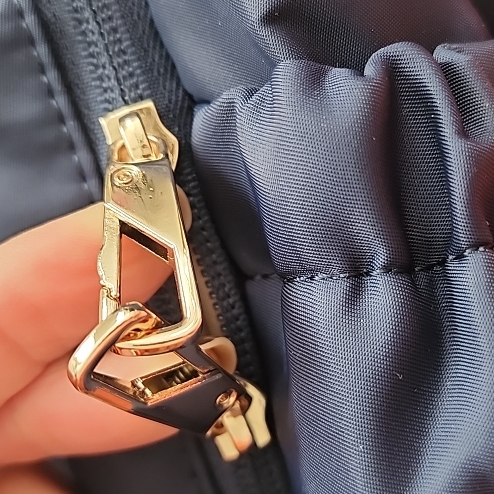 Navy Blue Laptop Travel Backpack RFID safe - Picture 9 of 15